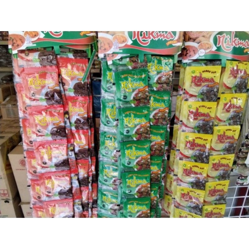 

KHAS PADANG Bumbu Rendang Padang, Bumbu Gulai, Bumbu Sop - Bumbu Rempah Kering Padang Nikma Mix 36 sachet Asli Padang Halal Bumbu Padang