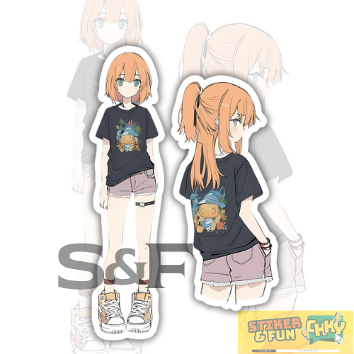 

Stiker Sticker Pack Vinyl Laminasi CUTE GIRL ANIME CUTE 20