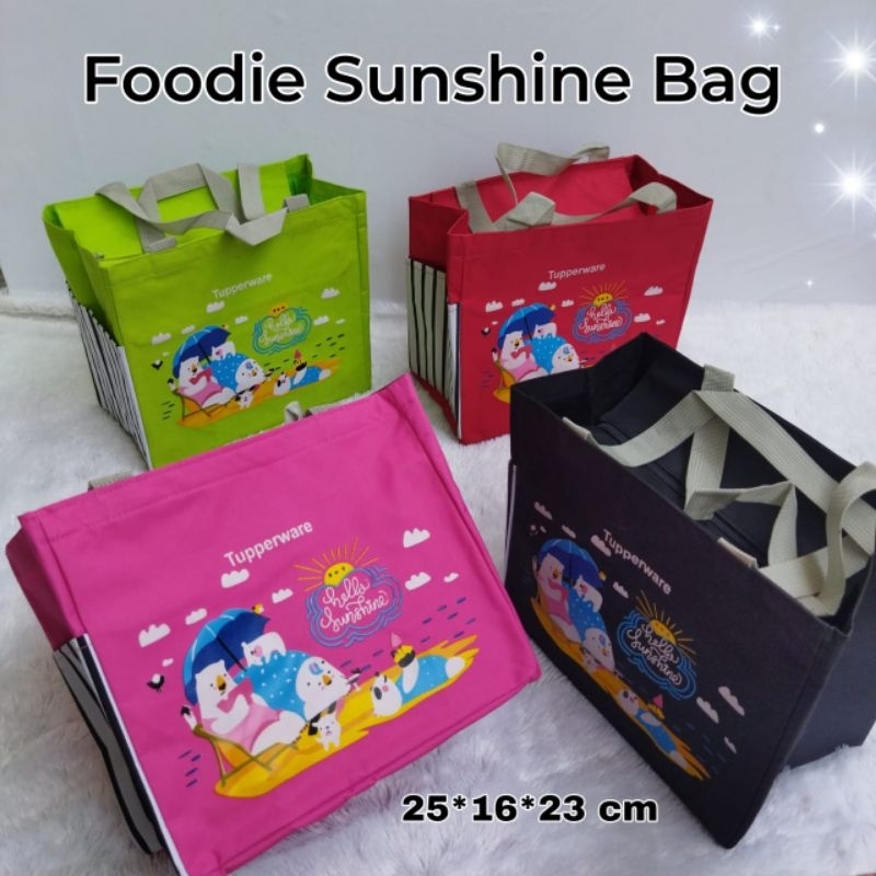 

Tupperware Tas bekal Hello Sunshine ( Zipper bunga es)