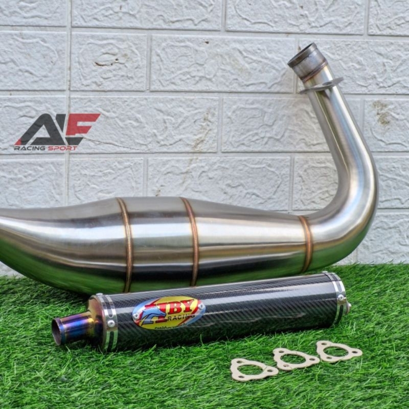 Knalpot Ninja R Rr Ss HBY Carbon Type Press Knalpot HBY