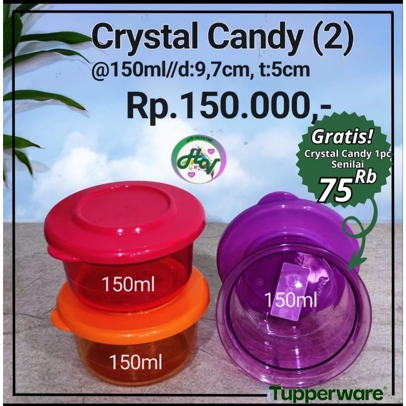 crystal candy tupperware