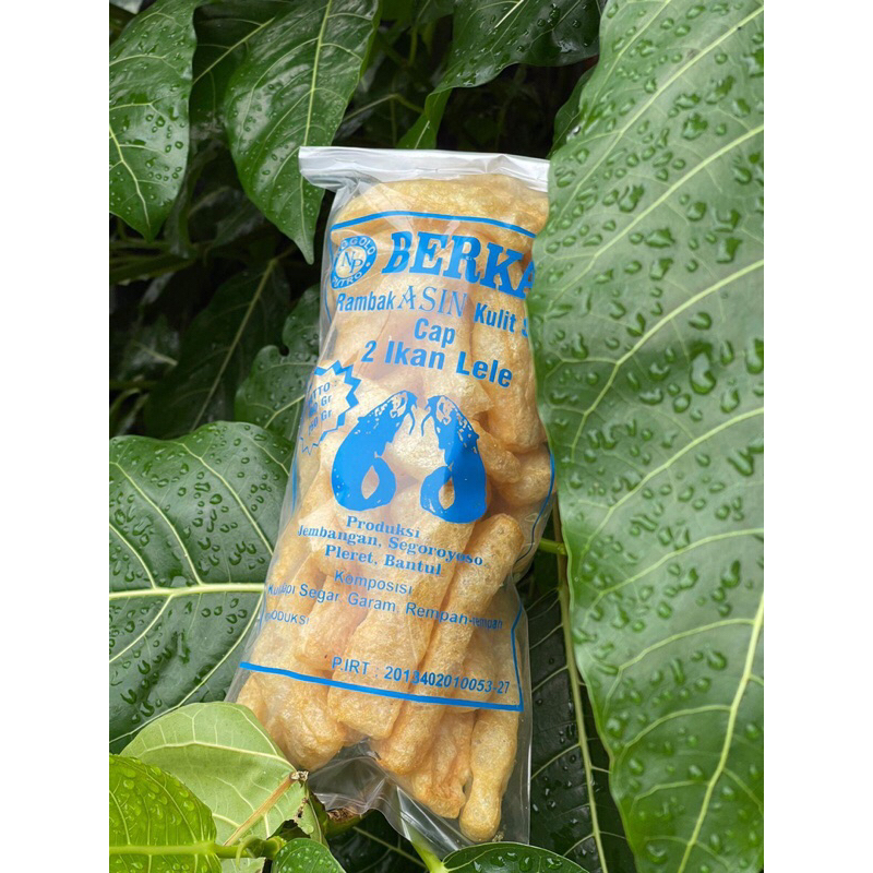 

Kerupuk Rambak Asin Cap Dua Ikan Lele