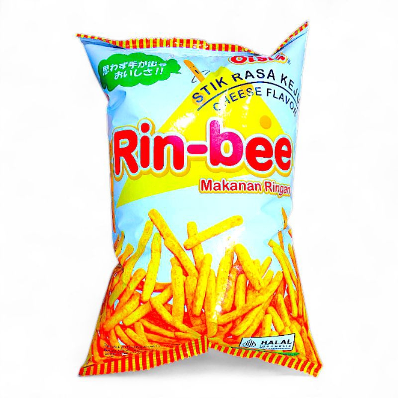 

[BELI BANYAK LEBIH MURAH] Snack Keju Legend: OISHII RIN-BEE Stik Keju 60 Gram Camilan Stik Keju Renyah Bikin Nagih Keju-nya Nendang Banget