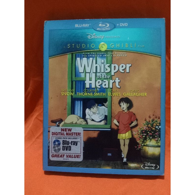 Bluray Original Impor Studio Ghibli Whisper Of The Heart (Bekas) Bluray Disc BD Bluray DVD