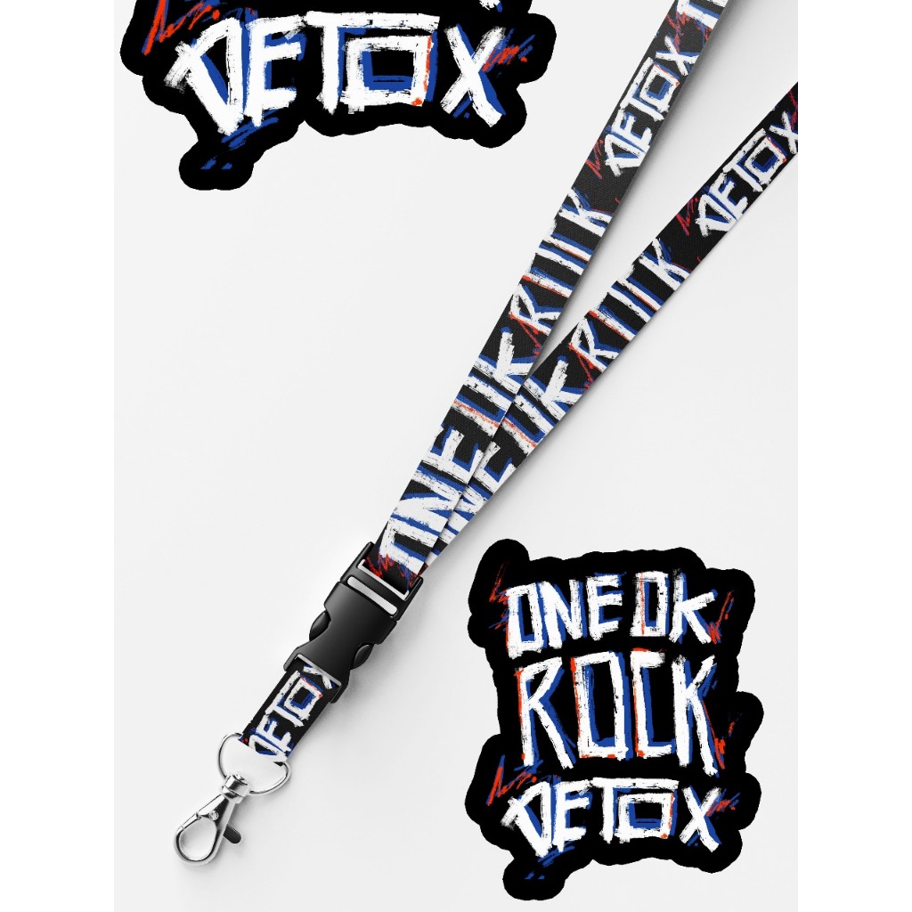 LANYARD ONE OK ROCK DETOX UNTUK GANTUNGAN KUNCI /ID CARD / HP