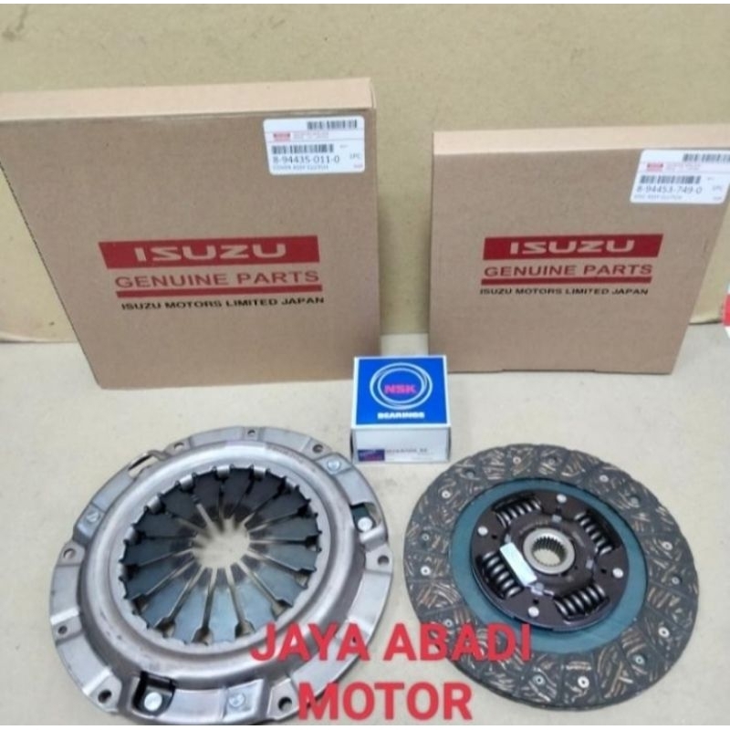 KAMPAS KOPLING SET MATAHARI KAMPAS KOPLING DEKLAHER ISUZU PANTHER TAURING 2.5 2500CC ASLI JAPAN