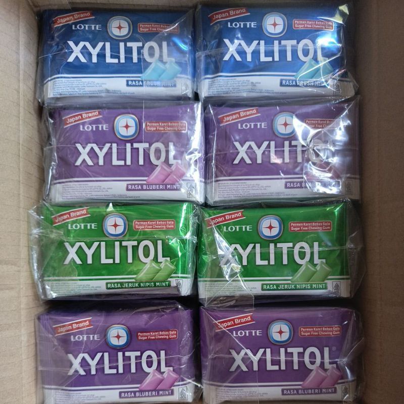 LOTTE XYLITOL/ PERMEN KARET FRESH MINT