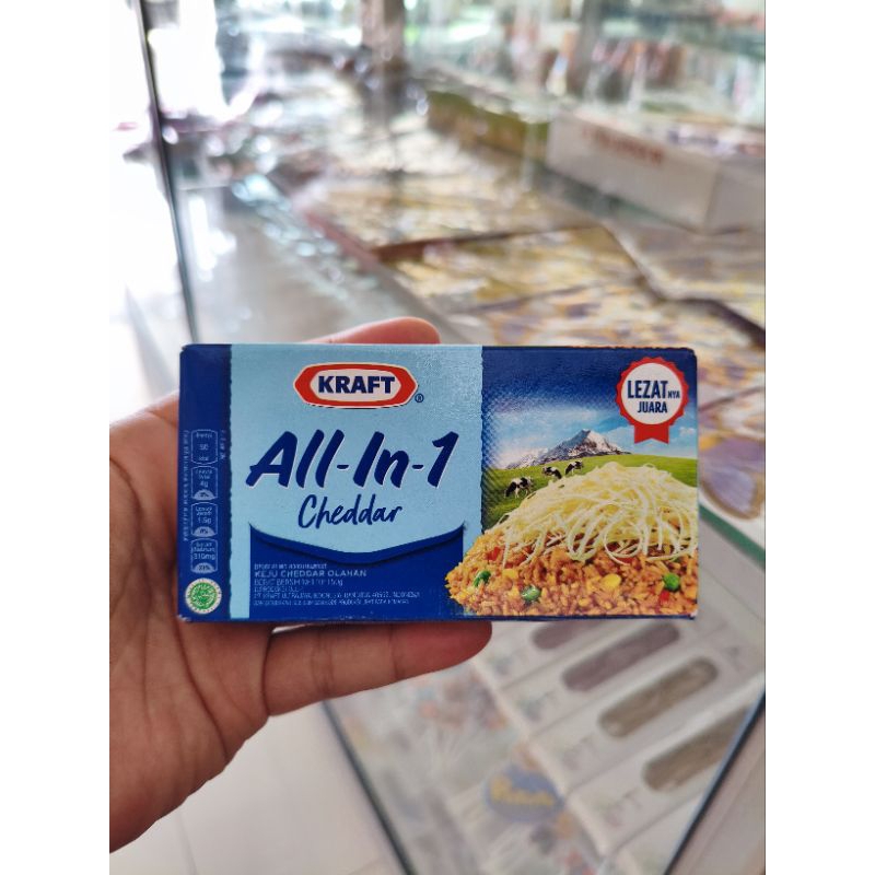 

Keju Kraft All in 1 Cheddar 150g
