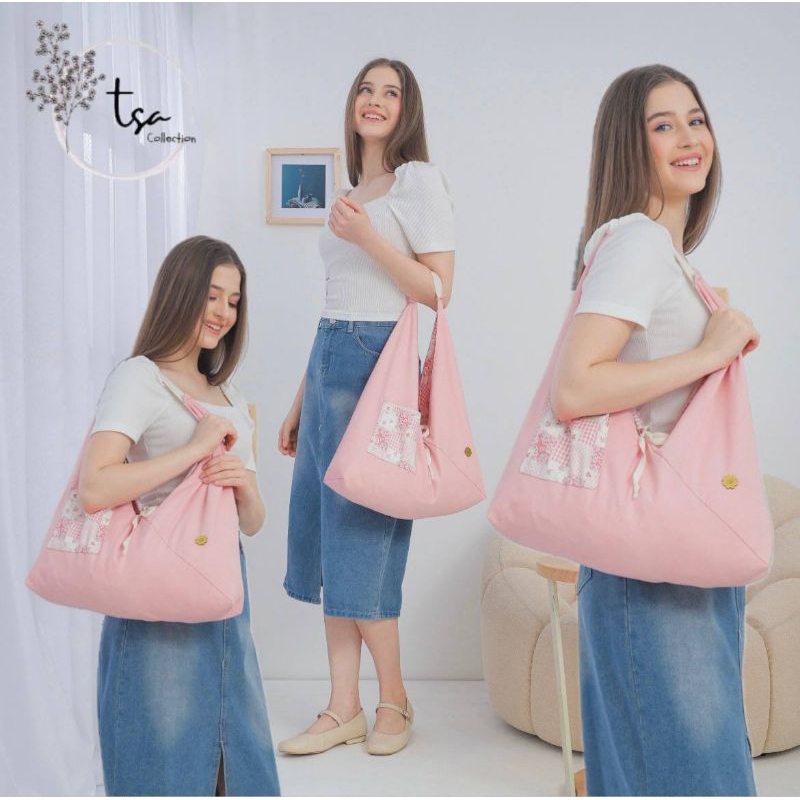 Tas Linen / Tote bag Wanita