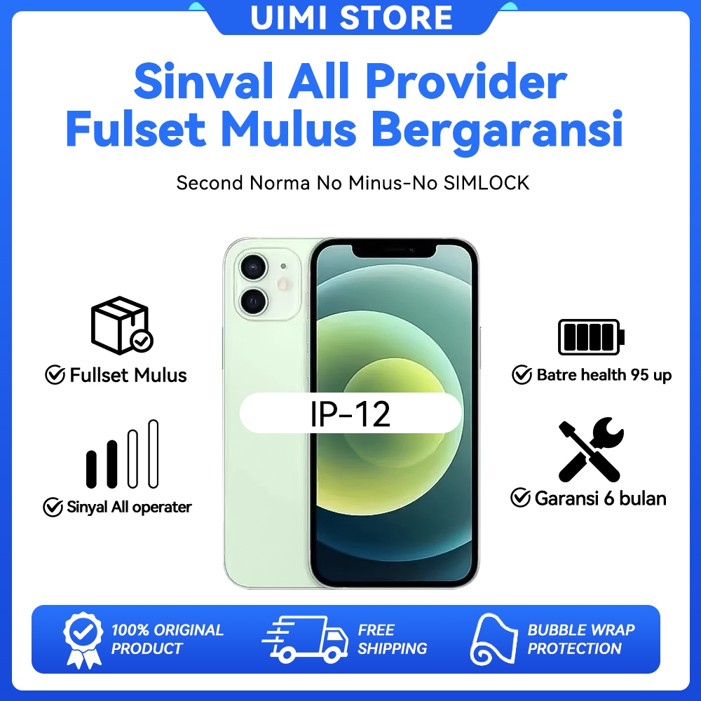 ip 12 / 128GB/64GB GSM LTE 4G SECOND 100% Original Fullset I MULUS LIKE NEW / iphone 12 second