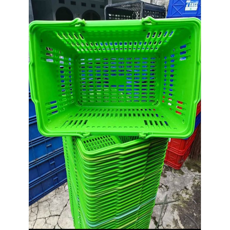 Grosir KERANJANG MULTIFUNGSI/KERANJANG MINIMARKET/BELANJA/KERANJANG SAYUR/BUAH BUAHAN/KERANJANG LAUN