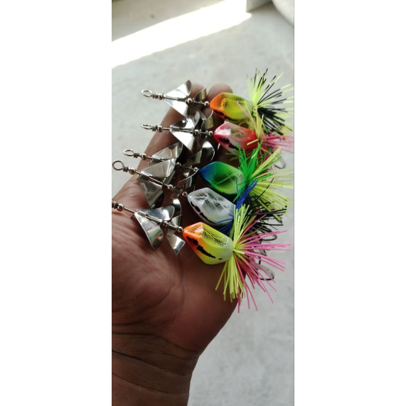 Umpan Slater Double Propeller (Double Kipas) | Gabus & Toman