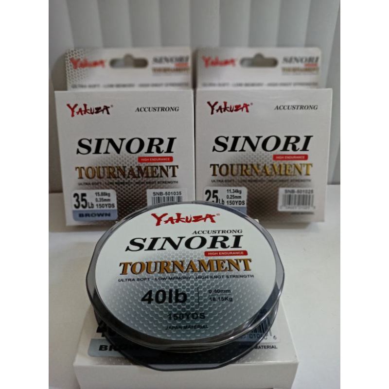 senar pancing YAKUZA SINORI tournament