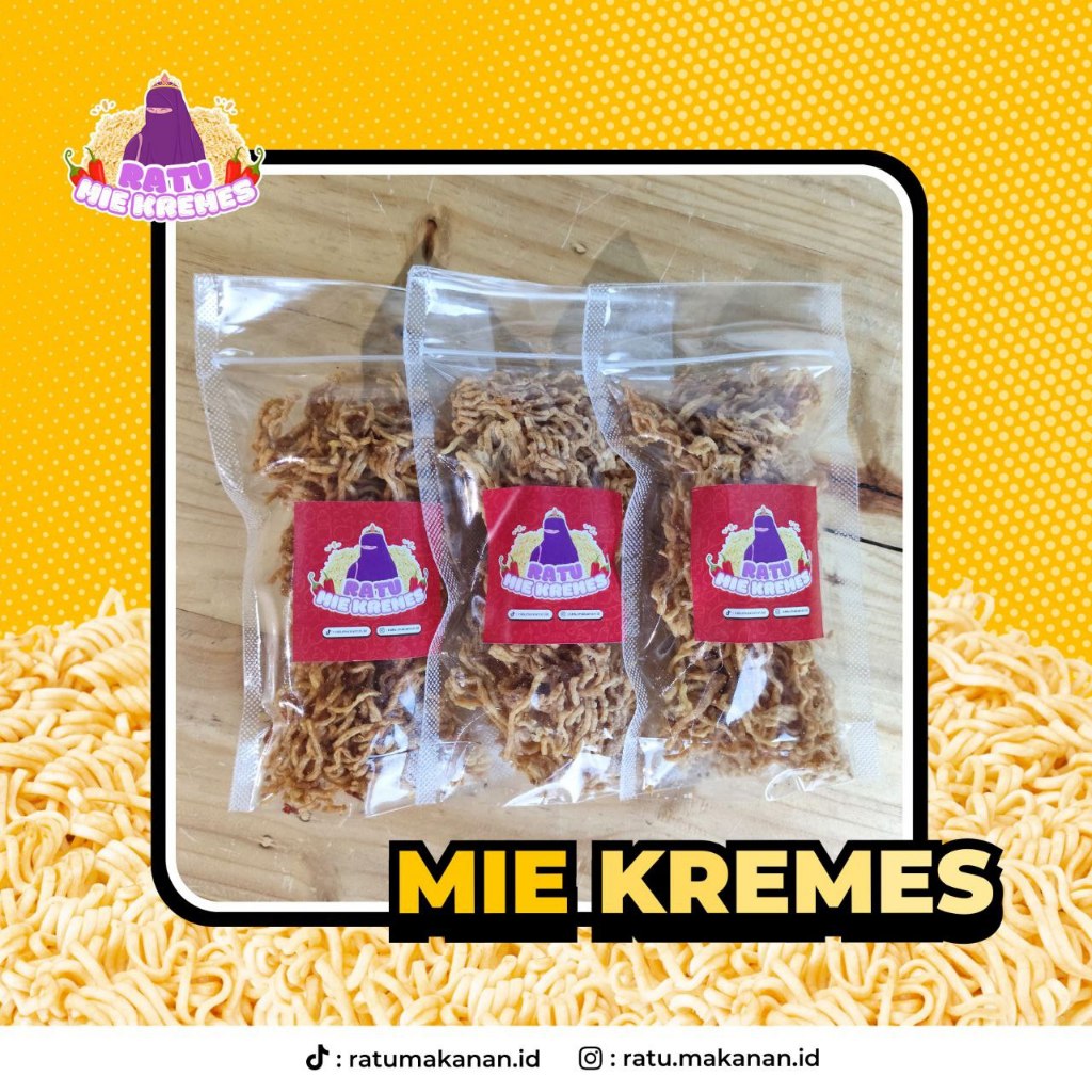 

Mie Kremes Ala Rumahan Rasa Bintang Lima 250g Ratu Makanan