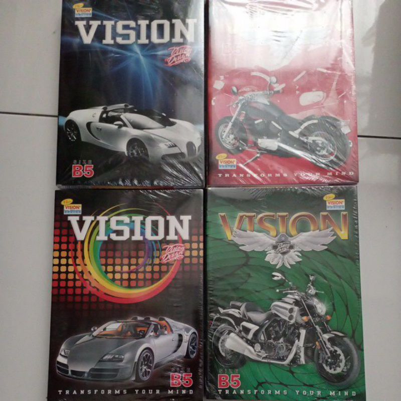

buku tulis vision isi 6 buku 42 lembar / buku tulis vision / perlengkapan sekolah / alat tulis sekolah