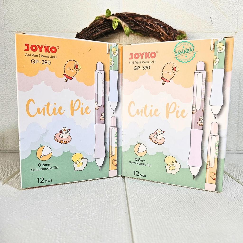 

(12PCS/SET) GEL PEN PULPEN/PULPEN PENA JOYKO/ PULPEN JOYKO MOTIF LUCU/PULPEN 0.5mm/GP 390