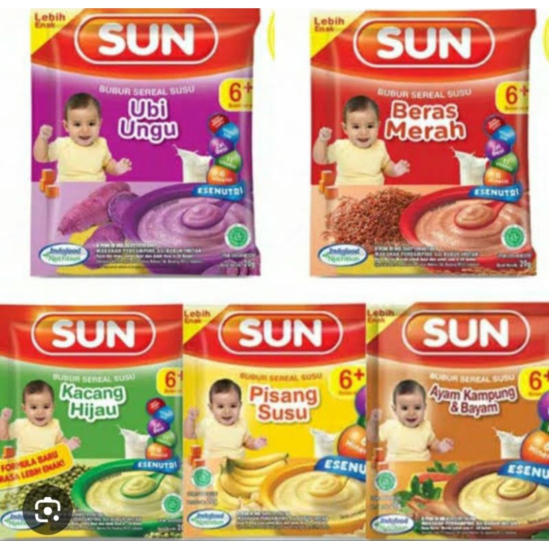 Sun bubur bayi / sun sachet / sun beras merah