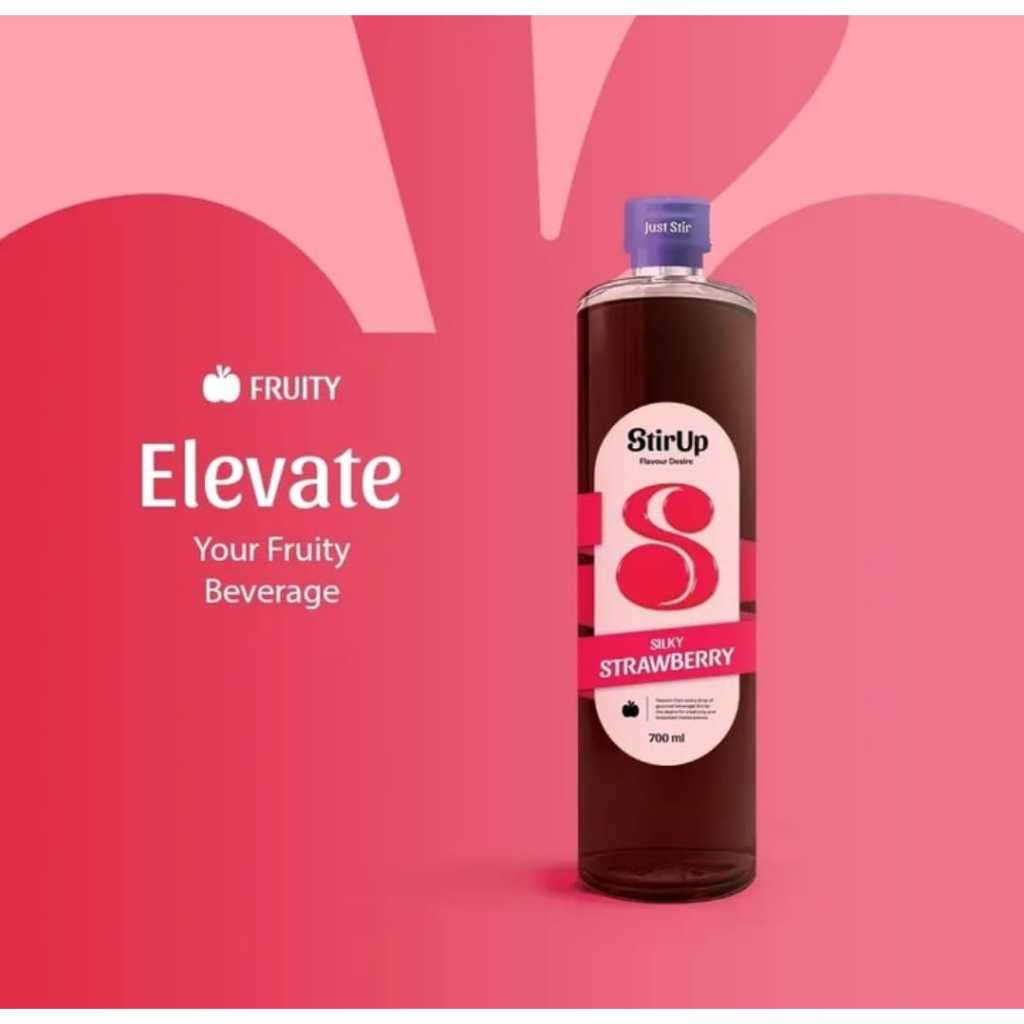 

StirUp Silky Strawberry - Gourmet Syrup Rasa Strawberry