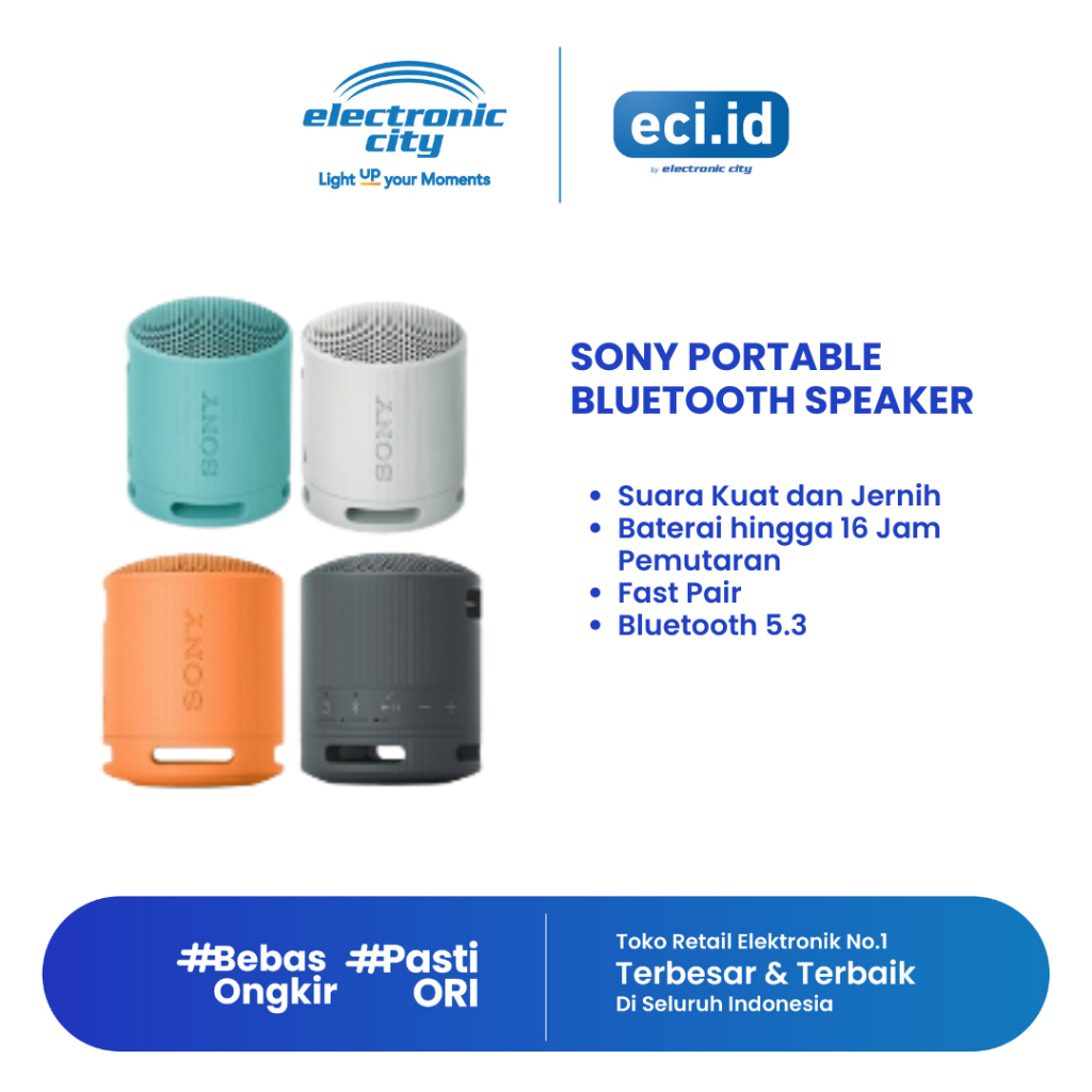 Sony Portable Bluetooth Speaker - SONY SRS XB100