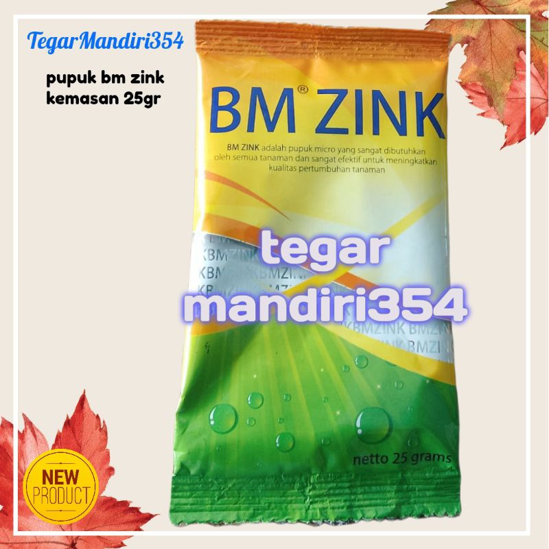 5pcs bonus kaos Nutrisi segala tanaman BM ZINK 25GRAM Zink sulfat bm zink 25gram pupuk segala tanama
