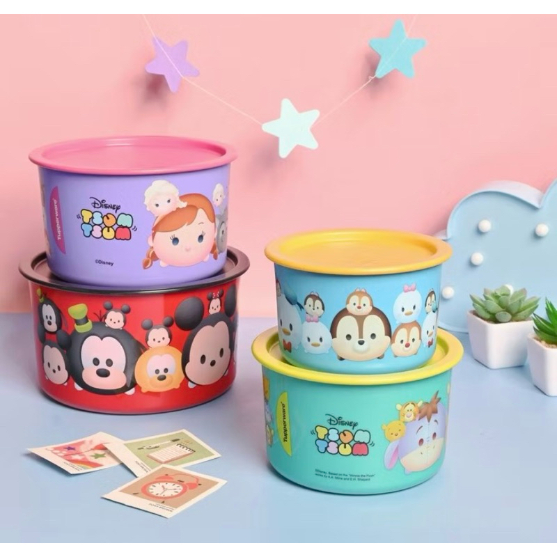 Tsum Tsum Canister Disney Set Tupperware