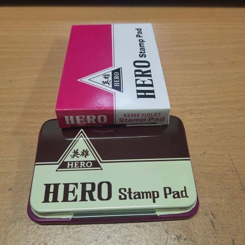 

Bantalan Cap Stamp Pad E2460 Violet HERO