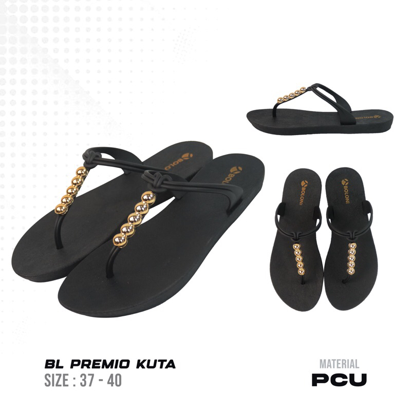 (ULUWATU ) Sandal Jepit cewek ORIGINAL BOLONI art. ULUWATU PCU / semi karet