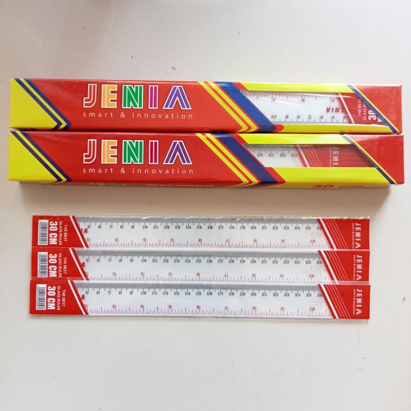 

Penggaris Plastik 30cm Jenia (pcs)