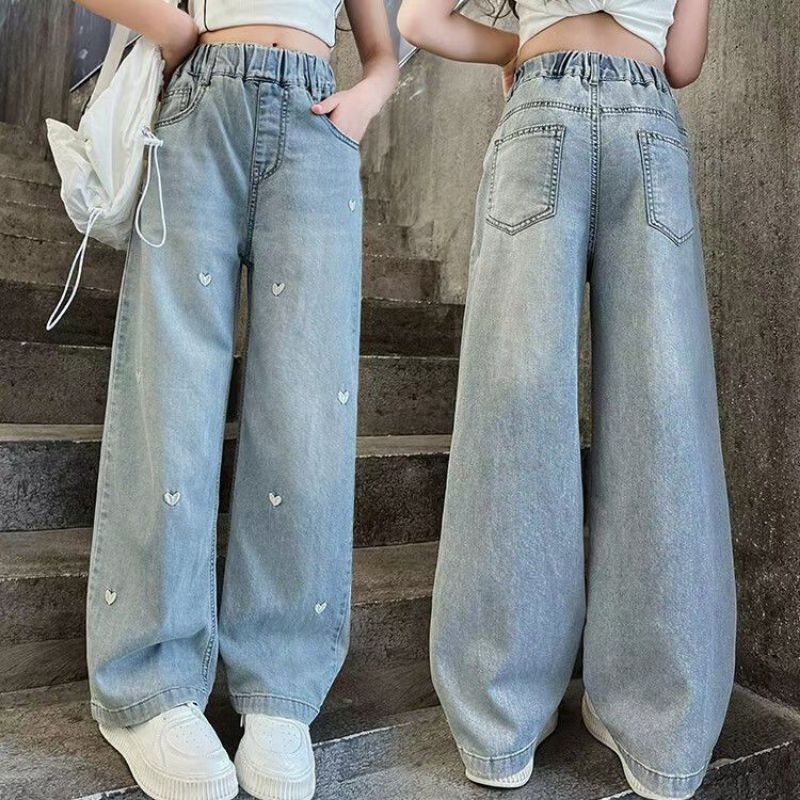 CELANA PANJANG  ANAK CEWEK LOVE / CELANA KULOT ANAK CEWEK