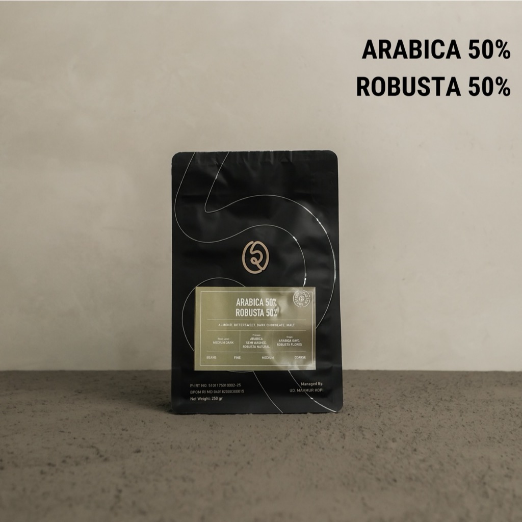 

Kopi HOUSE BLEND Arabica 50% Robusta 50%