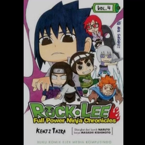 Komik Rock Lee Full Power Ninja Chronicles 4 Segel