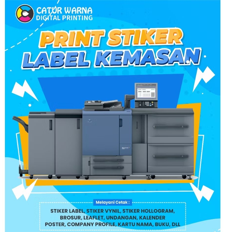 

PRINT STICKER KROMO A3+ SEHARI JADI / PRINT ONLY