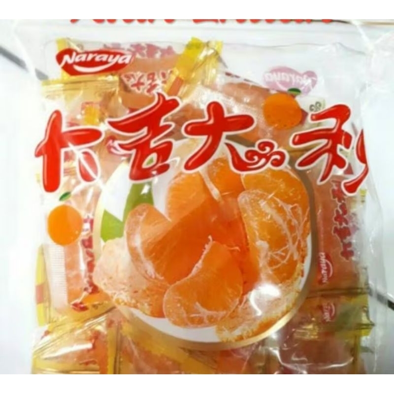 

Naraya kembang gula / jelly berbentuk jeruk kemasan 500 grm