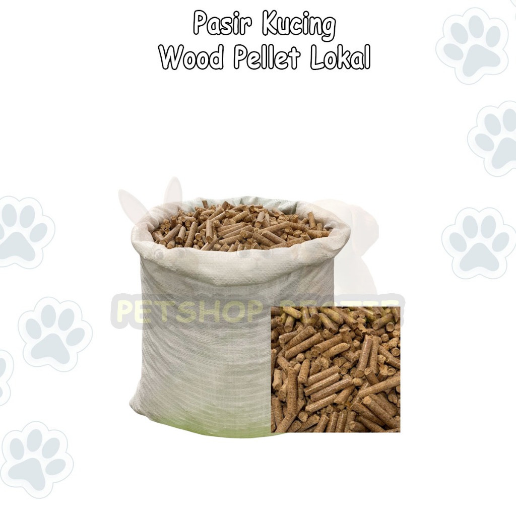 PELET KAYU WOOD PELET LOKAL 10 kg Wood pellet 10kg Serbuk Kayu Pelet