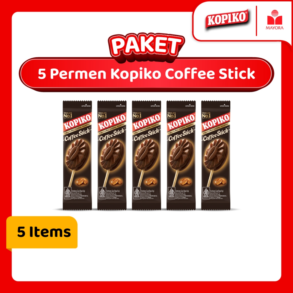 

Paket 5 Permen Kopiko Coffee Stick