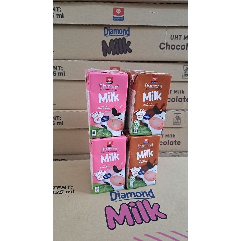 

[KIRIM INSTAN] PROMO SUSU UHT MILK DIAMOND 1 DUS x 40 PCS