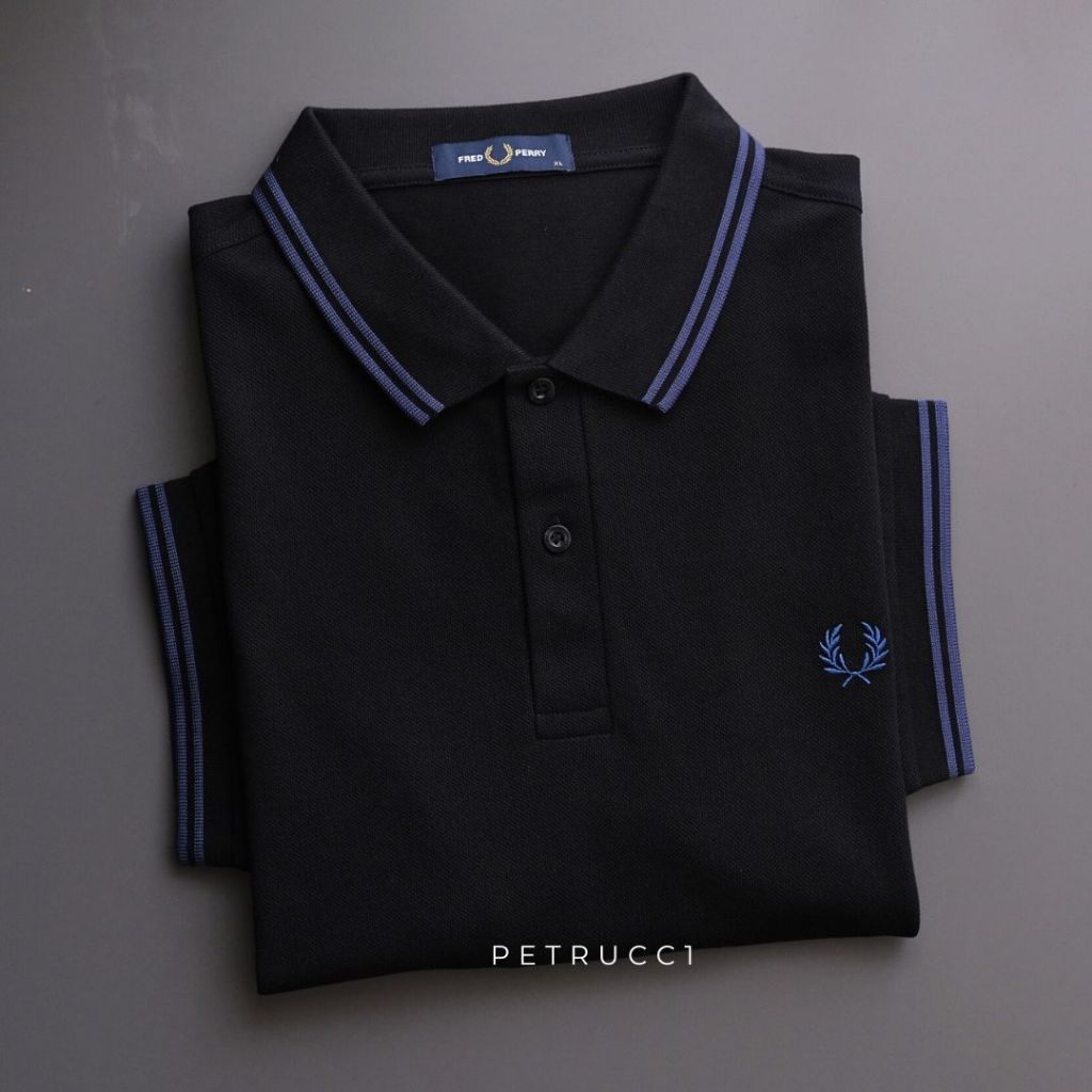 FRED PERRY FP Polo Shirt Cowo Pria Men Original Collar