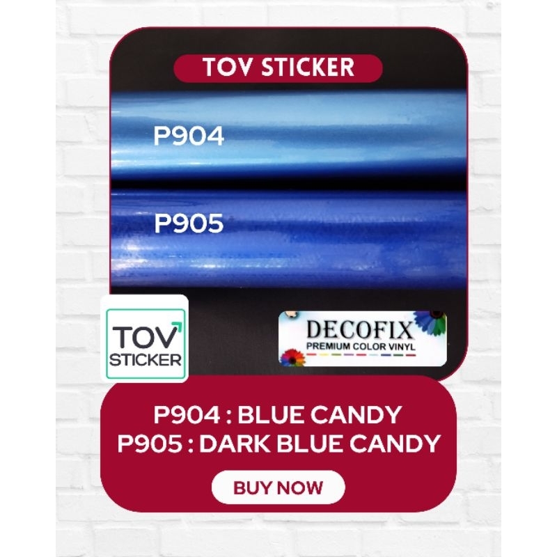 [METER] BIRU METALIC/ DARK BLUE METALIC/ CANDY