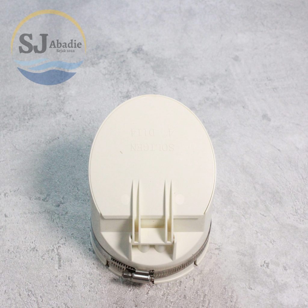 (1 PC) SOLIGEN Klep Tabok Putih PVC Tutup Pipa Paralon Backflow Valve 2 2,5 3 4 5 Inch | SJ ABADIE |