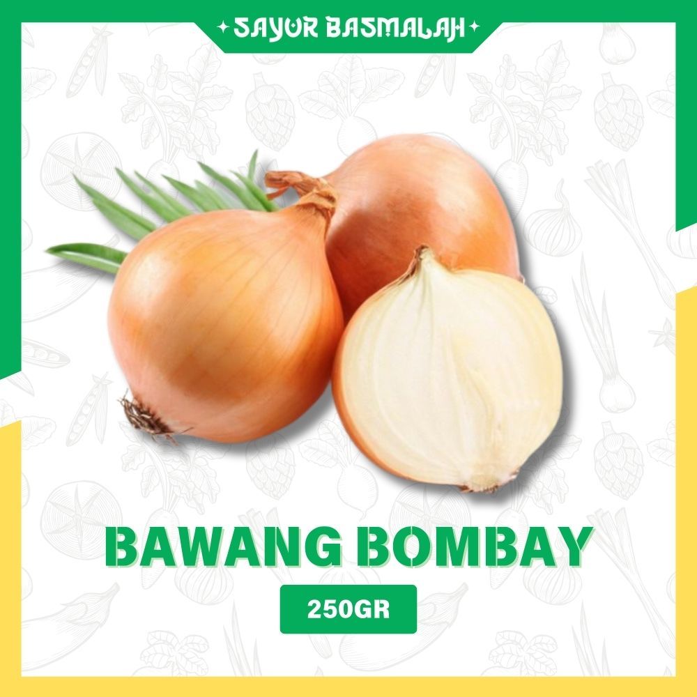 

Bawang Bombay 250gr - Sayur Basmalah