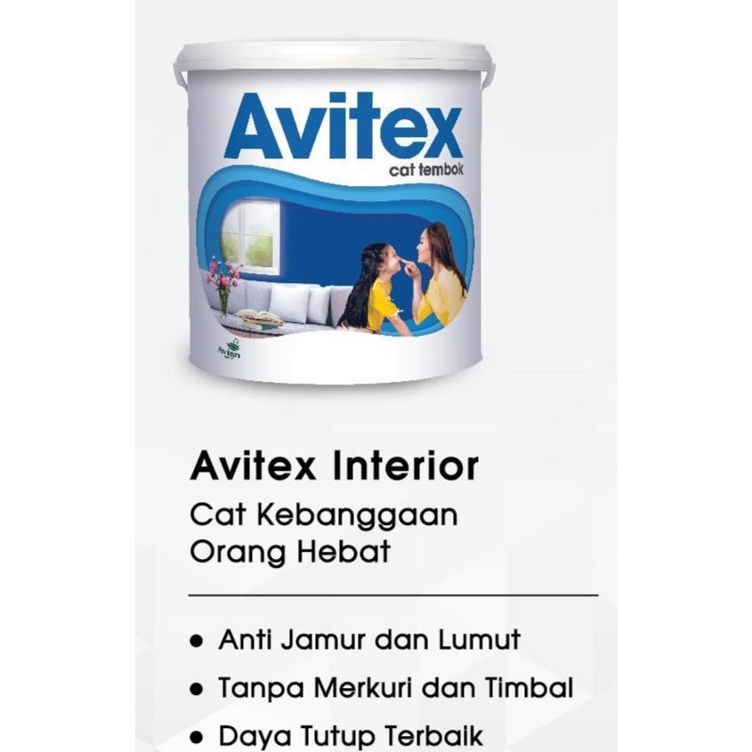 Avitex Interior Mixing Cat Tembok Kemasan 5kg Modern grey