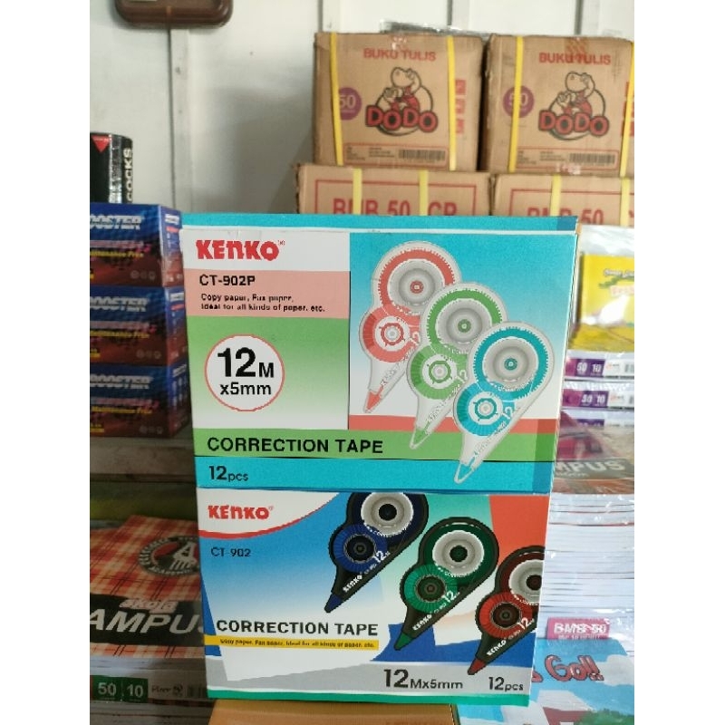 

Tipex Correction Pen Kenko/Tipex Kenko Kertas (1 Kotak= 12pcs)