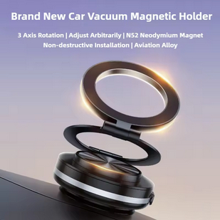 Holder HP Car Vacuum Magnetic Holder Foldable Holder HP Mobil Magnet Bisa di Lipat C-2 C-3