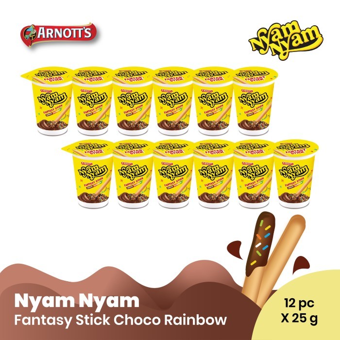 

Nyam-Nyam Bubble Puff & Fantasy Stik/Tray (12 pcs)