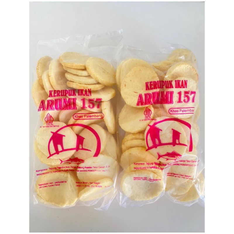 

Kerupuk Ikan Koin Arumi Khas Palembang 200 gram