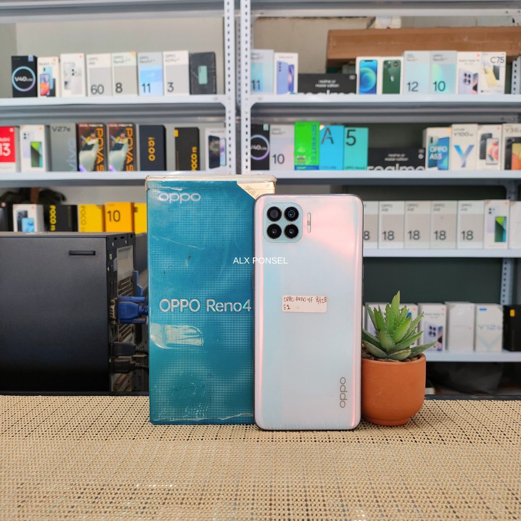 OPPO RENO 4F 8/128 SECOND FULLSET ORI