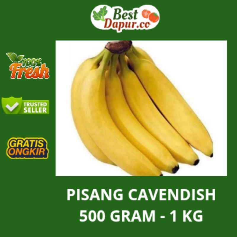 

PISANG CAVENDISH -- 500 GR - 1 KG -- Best Dapur .Co