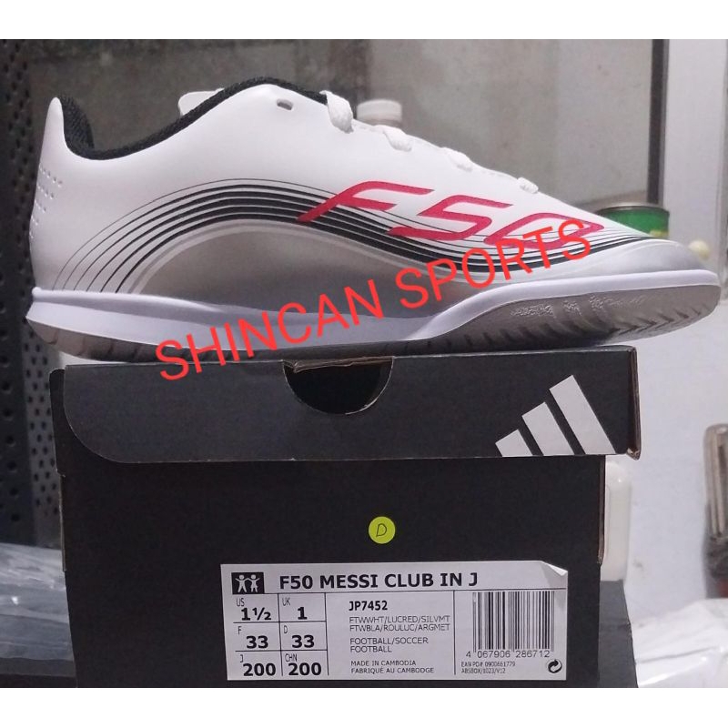 SEPATU FUTSAL ADIDAS F50 CLUB IN JUNIOR