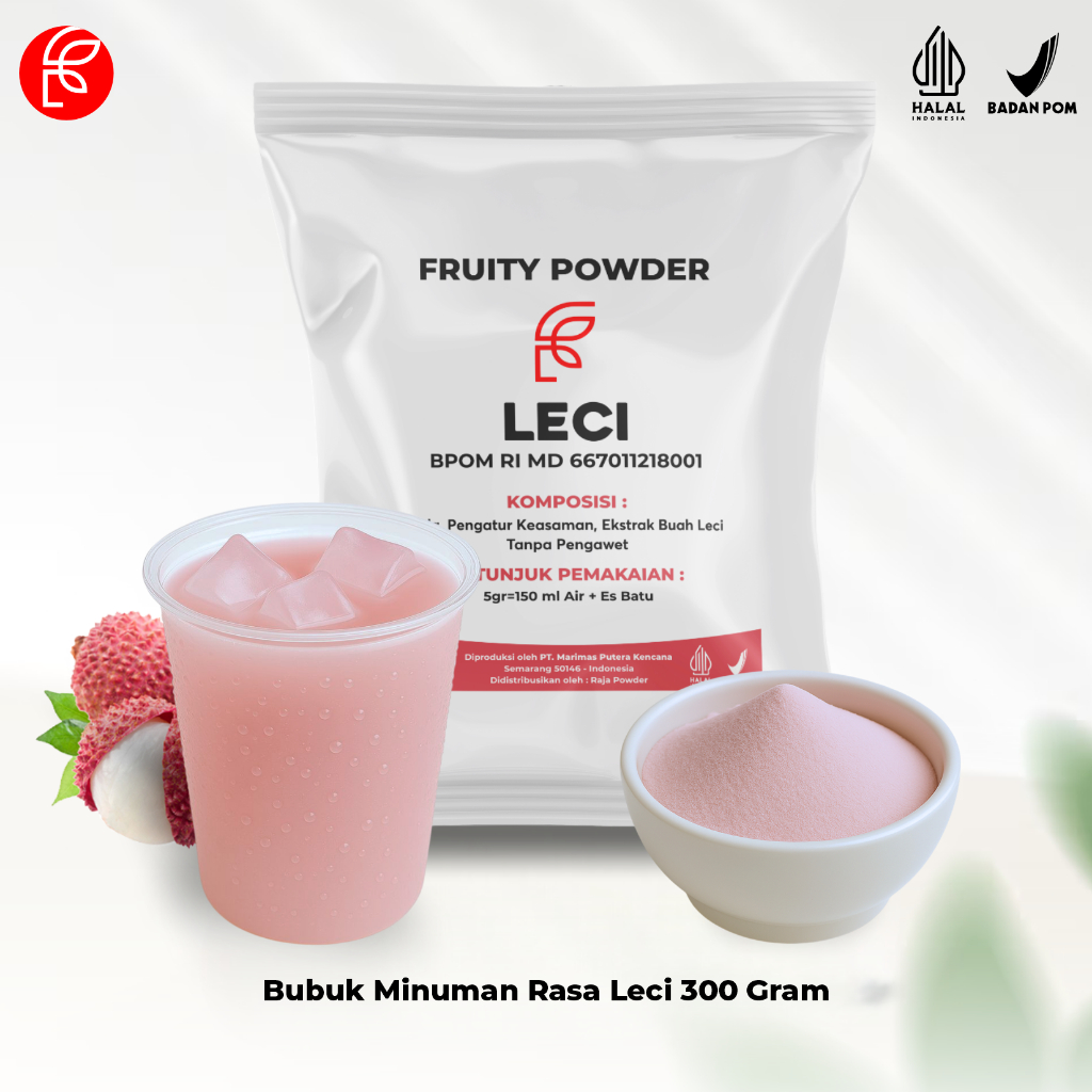 

Serbuk Minuman | Bubuk Minuman Leci | Bubuk Minuman Rasa 300 Gram