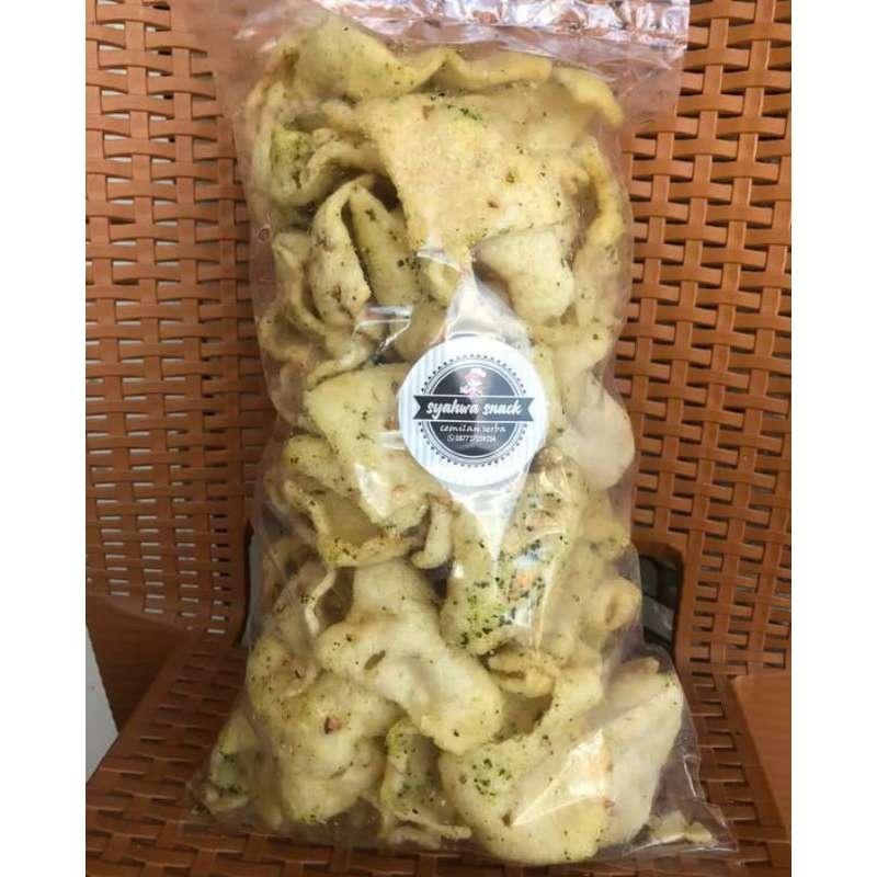 

Kerupuk Tempe Asin Rasa Daun Jeruk Berat 500grm